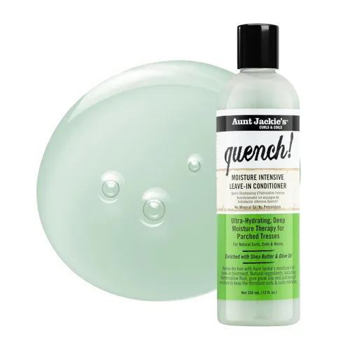 Vista 4 de Aunt Jackie's Rizos y Bobinas Acondicionador Hidratante Intensivo de Suavizado para Rizos, Bobinas y Ondas Naturales, Enriquecido con Mantequilla