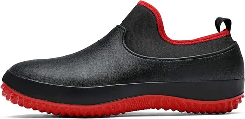Vista 2 de CERYTHRINA Zapatos de chef unisex profesionales resistentes al aceite al agua para enfermería, antideslizantes, impermeables, zapatos de trabajo