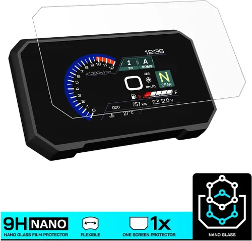 Vista 2 de Speedo Angels Protector de pantalla de salpicadero NANO GLASS para V-STROM 800DE (2023-)