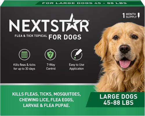 Vista 18 de NextStar Perros tópicos de pulgas y garrapatas pequeños, 7 vías, 1 mes