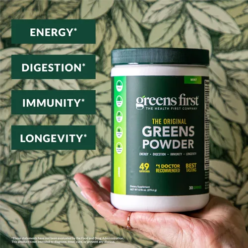 Vista 2 de Superalimentos Greens First, nutrientes ricos en antioxidantes, GF, 1, 1