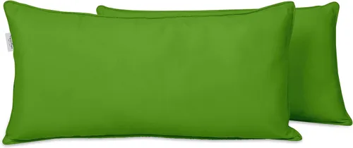 Vista 23 de Funda de almohada lumbar de tela de poliéster para interiores y exteriores, impermeable, rectangular, para todo tipo de clima, para muebles