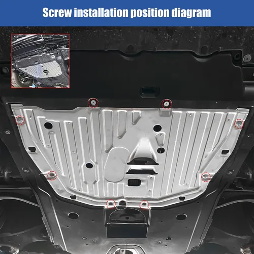 Vista 6 de Protector contra salpicaduras del motor compatible con Honda Civic 2016 2017 2018 2019 2020 2021, cubierta protectora bajo el auto OEM 74110-TBA-A00