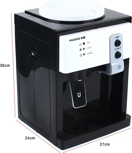 Vista 7 de Dispensador de agua para encimera, mini enfriador de agua caliente/hielo/frío de 5 galones, dispensador de agua desmontable para dormitorio