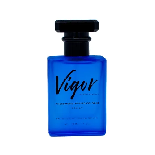 Vista 2 de RawChemistry Vigor - Una colonia con infusión de feromonas para hombres, 1 oz.