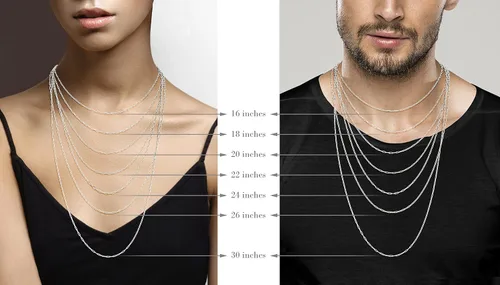 Vista 6 de Miabella Solid 925 Sterling Silver Italian 2mm Paperclip Link Chain Necklace for Women, Made in Italy