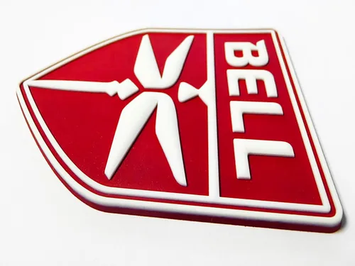 Vista 2 de Bell® Parche de PVC que brilla en la oscuridad, con gancho y bucle, licencia oficial, 3 pulgadas