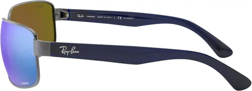 Vista 4 de Ray-Ban Hombres 1514910001NegroGris anteojos de sol 65mm