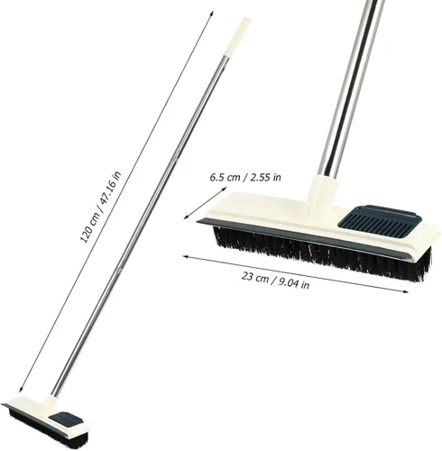 Vista 7 de Generic Cepillo de limpieza para pisos, cepillo de limpieza de surcos, para alfombras, para limpieza de suelos, fregona de pisos, cepillo