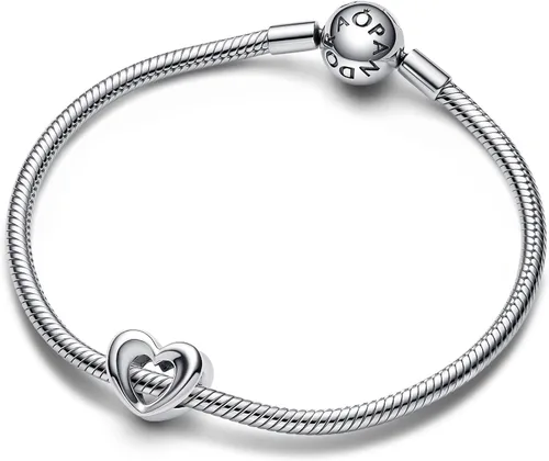 Vista 3 de Charm Pandora Moments 792492C00 Corazón radiante