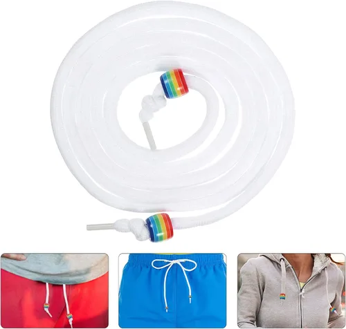 Vista 3 de EXCEART 10 piezas de pantalones deportivos con cordón de ajuste accesorios de cuerda con cordón