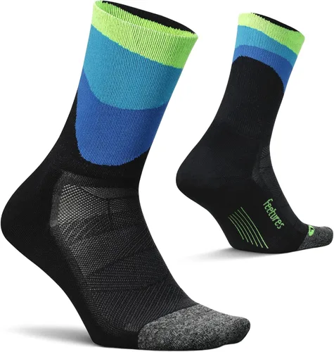Vista 10 de Feetures Calcetines Elite Light Cushion Mini Crew Negro (3 pares)