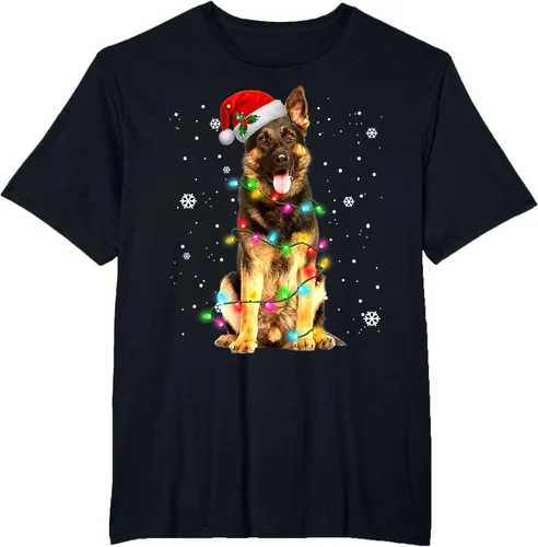 Vista 37 de Suéter de Navidad para perros de pastor alemán, suéter de Navidad para regalos de perros, Negro, S
