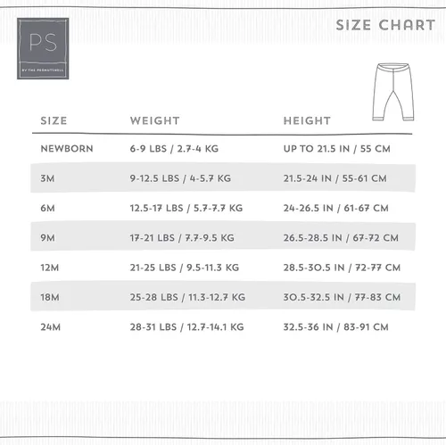 Vista 3 de The Peanutshell Baby Pants Set, Newborn to 24 Month Sizes
