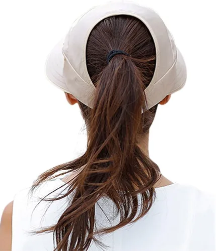 Vista 2 de HINDAWI - Sombreros de sol para mujer, ala ancha, protección UV, visera para playa de verano