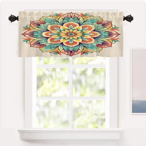 Vista 23 de Shrahala Cortinas blancas S inspiradoras para ventanas de cocina, cortinas negras con palabras cristianas para cafetería, cortinas opacas