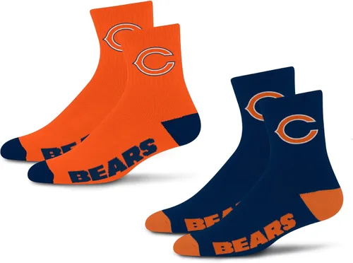 Vista 26 de For Bare Feet Calcetines quarter NFL unisex para adultos
