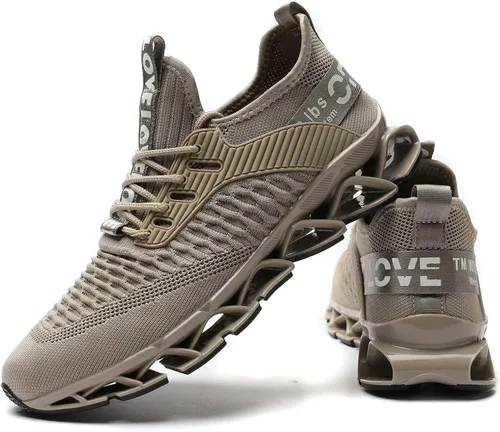 Vista 4 de Zapatos deportivos Chopben para correr, tenis a la moda con red transpirable y suela suave antideslizante, zapatos para caminar casuales y atléticos