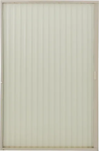 Vista 2 de RecPro RV - Puerta de ducha plisada Marfil 36 x 57 pulgadas Corredera