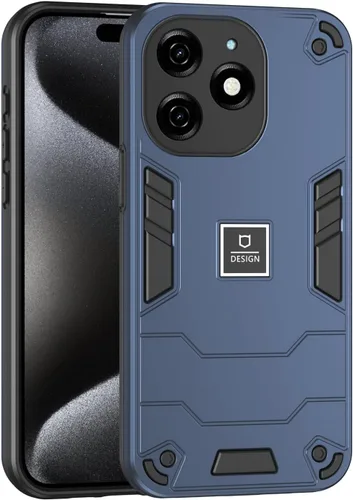 Vista 34 de Funda compatible con Redmi A1, compatible con Redmi A2 2 en 1 [PC dura + TPU], funda de teléfono negra