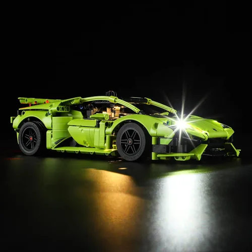 Vista 3 de LIGHTAILING Luz para Lego- 42161 Lamborghini Huracán Tecnica - Kit de iluminación LED compatible con el modelo de bloques de construcción Lego - NO