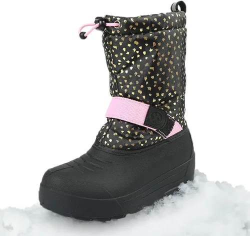 Vista 36 de Northside Frosty Botas de nieve de invierno aisladas con parte superior de nailon resistente al agua, forro de secado rápido, plantilla de EVA Baya