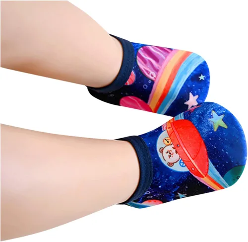 Vista 4 de Infant Socks Toddler Household Shoes Baby Girls Boys First Walkers Newborn Crib Shoes Anti-Slip House Slippers Winter Warm