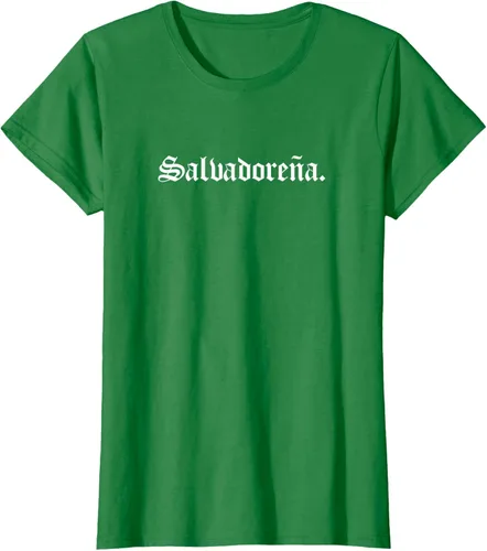 Vista 28 de Camiseta Salvadoreña Mujer, Negro