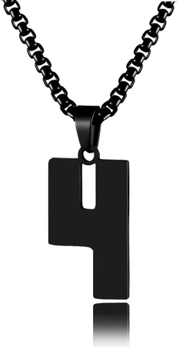 Vista 32 de Collar de Número Dorado para Hombre, Cadena de Acero Inoxidable con Colgante de Número para Atletas, Joyería Deportiva Personalizada para Niños