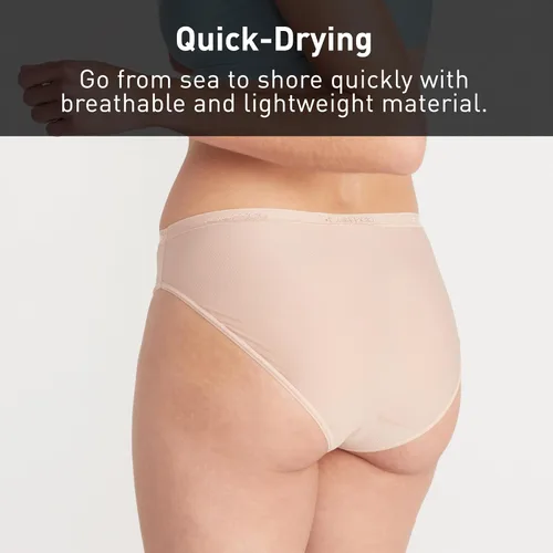 Vista 45 de ExOfficio Give-N-Go 2.0 - Calzones de bikini para mujer, transpirables, duraderos, de fácil cuidado, ropa interior de viaje