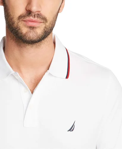 Vista 4 de Nautica Polo de manga corta con cuello de doble punta para hombre