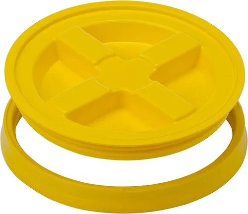 Vista 3 de House Naturals Cubo plástico de la categoría alimenticia de la miel con la puerta de la miel para la apicultura y el tornillo en la tapa, hecho