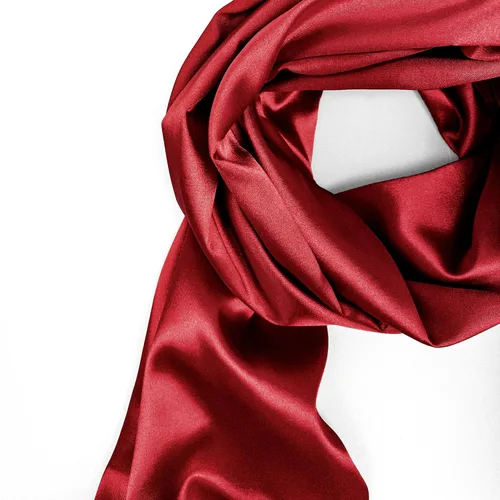 Vista 2 de BOLEROSE Chal de satén para dama de honor, bufanda de boda, pashmina