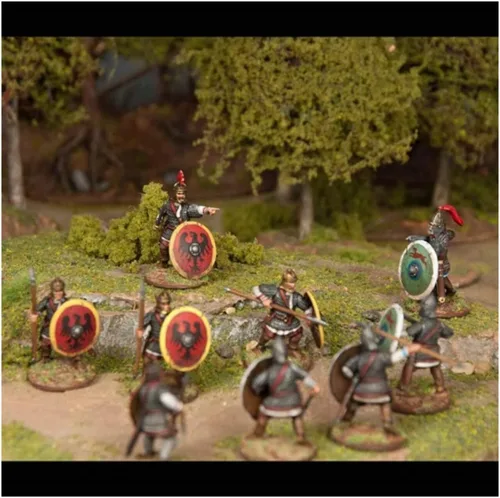 Vista 3 de Wargames Atlantic Declive and Fall: Imperial Rome at War - Legionarios romanos tardíos Lorica Hamata (24 figuras) Plástico duro de varias partes