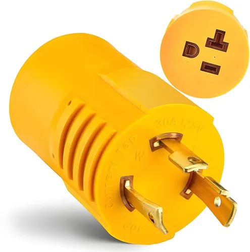Vista 11 de Adaptador RV de 30 amperios a 110, enchufe de alimentación NEMA 5-15P NEMA 5-15P a L5-30R
