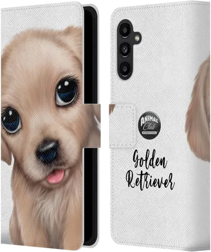Vista 11 de Head Case Designs Officially Licensed Animal Club International Bat Faces Leather Wallet Case Compatible with Samsung Galaxy A13 5G (2021)