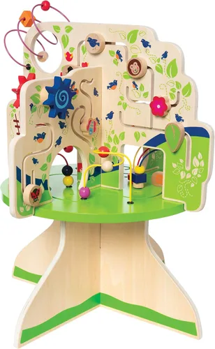 Vista 2 de Manhatan Toy, Libro de cuentos niño de madera/Centro de actividades de aventura, Multicolor