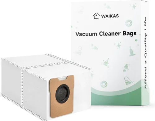Vista 22 de WAIKAS Paquete de 6 bolsas de polvo E25 E28 para aspiradoras Eufy E28 Omni, E25 Omni y E20, accesorios de repuesto de gran capacidad