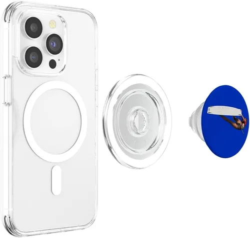 Vista 4 de Kitesurfer Freestyle Action Color Illustration PopSockets MagSafe PopGrip for iPhone