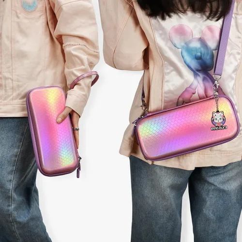 Vista 7 de InnoAura - Funda para interruptor NS, paquetes de accesorios de interruptor 16 en 1 con funda de transporte para interruptor, funda de juego