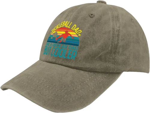 Vista 2 de Baseball Cap Pickleball Dad Like A Regular Dad But Cooler Baseball Cap, Vintage Hat for Women