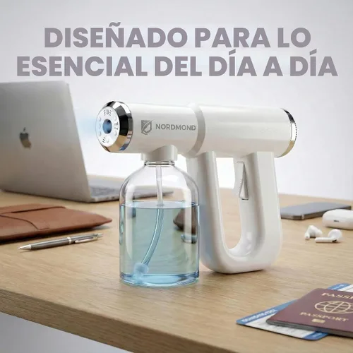 Vista 7 de La máquina de nebulización desinfectante original – Pulverizador desinfectante profesional – Atomizador ULV y pistola de vapor nano – Pistola