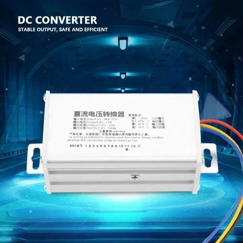 Vista 8 de Convertidor de CC, módulo de fuente de alimentación reductor 36V-72V a 12V 10A 120W para dispositivos electrónicos de 12V