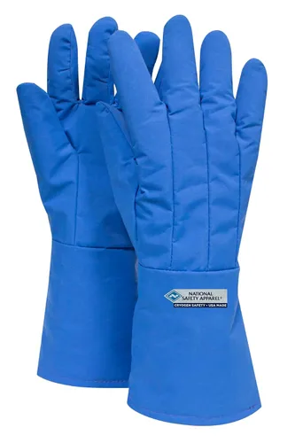 Vista 3 de NATIONAL SAFETY APPAREL G99CRBEPMDEL - Guante de seguridad impermeable de nailon Taslan y codo de PTFE, criogénico, longitud de 17 a 18 pulgadas