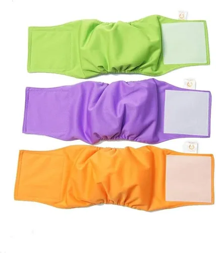 Vista 8 de Petting is Caring Pañales para perros machos, lavables y reutilizables, duraderos, lavables a máquina, solución simple para incontinencia