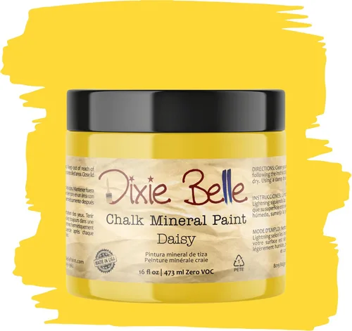 Vista 400 de Pintura para muebles con acabado de tiza Dixie Belle Paint Company - Amatista (4oz) - Pintura mineral de tiza chic púrpura profundo mate