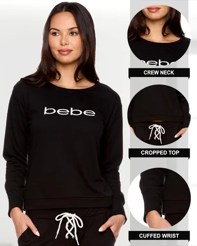 Vista 2 de bebe Conjunto de pijama de manga larga con puños y pantalones ajustados para mujer