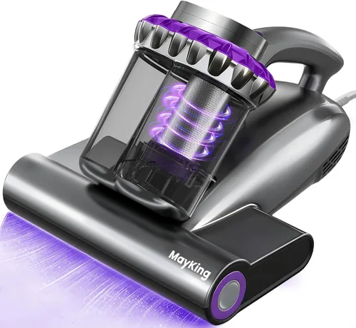 Vista 10 de Mayking Aspirador de colchón con UV-C para limpieza profunda de cama Morado