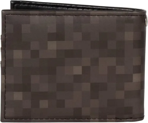 Vista 2 de Minecraft Cartera para niños o niñas diseño de espada de diamante gris