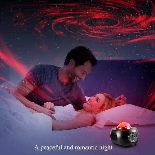 Vista 6 de Luz de discoteca, luces de noche, luces de discoteca para fiestas de cumpleaños, regalos de cumpleaños para todos, proyector de estrella de galaxia